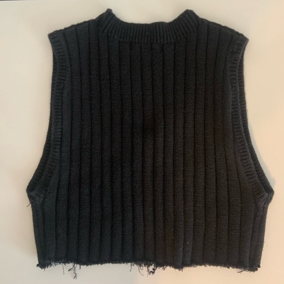 American Apparel Crop Knit Mini Sweater Tank - Picture 7 of 7